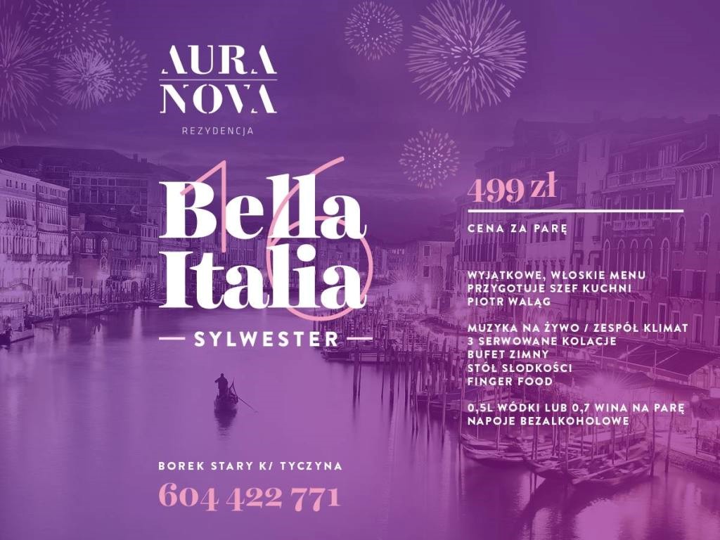 BAL SYLWESTROWY – Bella Italia
